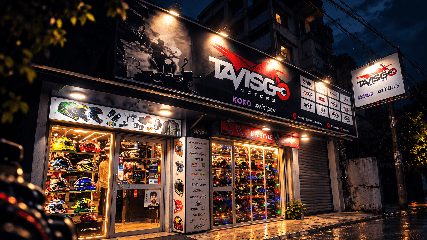 The Tavisgo Motors store front in Dehiwala