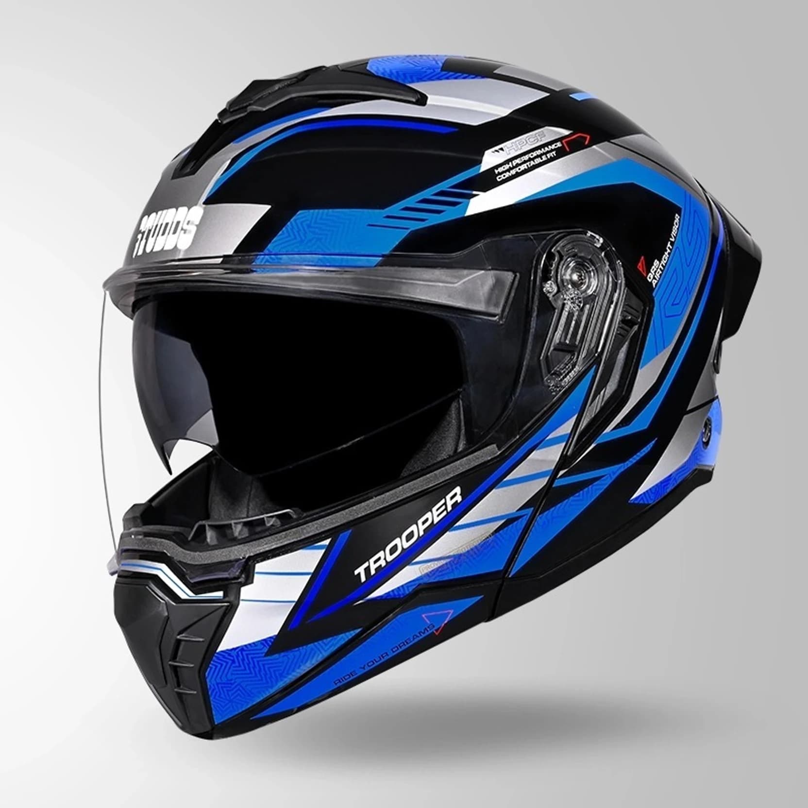 STUDDS - TROOPER RACE - BLACK/BLUE/GRAY