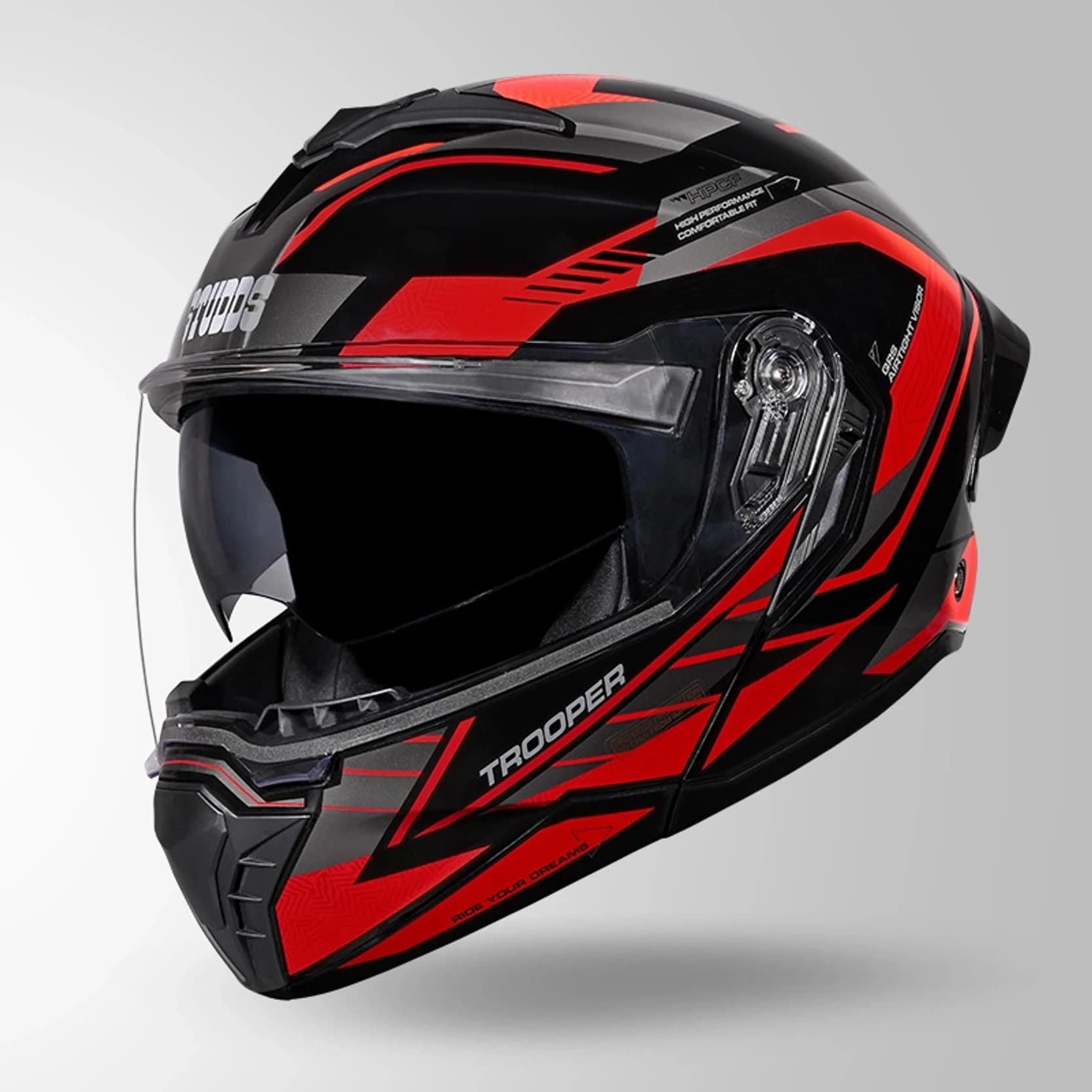 STUDDS - TROOPER RACE - RED/BLACK