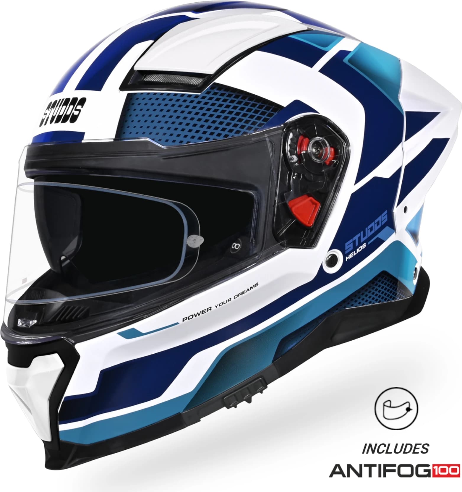STUDDS - HELIOS - BLUE/WHITE GLOSS