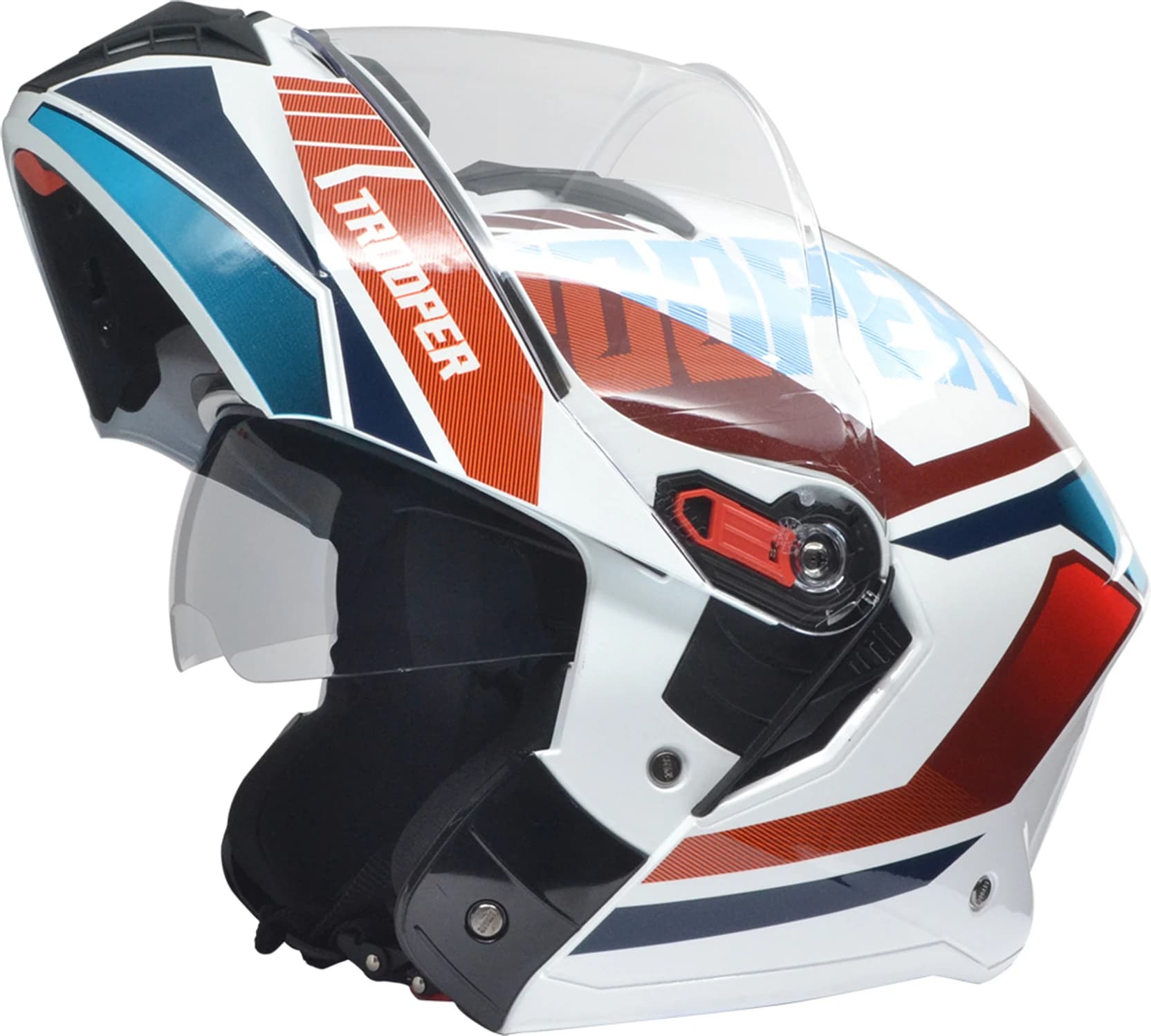 STUDDS - TROOPER - WHITE/ORANGE